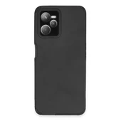 Realme C35 Kılıf Loop Deri Silikon - Siyah thumbnail 1