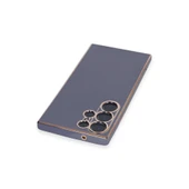 Samsung Galaxy S23 Ultra Kılıf Volet Silikon - Mavi thumbnail 3