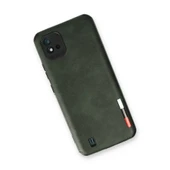 Realme C11 2021 Kılıf Loop Deri Silikon - Yeşil thumbnail 3