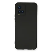 Vivo Y21s Kılıf Nano İçi Kadife Silikon - Siyah thumbnail 1