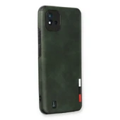 Realme C11 2021 Kılıf Loop Deri Silikon - Yeşil thumbnail 2