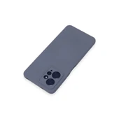 Xiaomi Redmi Note 12 4g Kılıf Nano İçi Kadife Silikon - Gri thumbnail 3