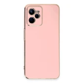 Realme C35 Kılıf Volet Silikon - Pembe thumbnail 1