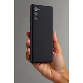 Samsung Galaxy Note 20 Kılıf First Silikon - Bordo thumbnail 2