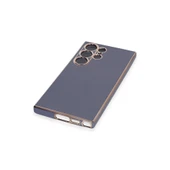 Samsung Galaxy S23 Ultra Kılıf Volet Silikon - Mavi thumbnail 4