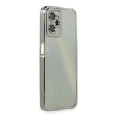 Realme C35 Kılıf Razer Lensli Silikon - Gümüş thumbnail 2