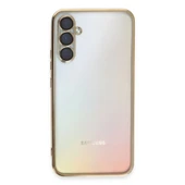 Samsung Galaxy A54 5g Kılıf Razer Lensli Silikon - Gold thumbnail 2