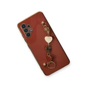 Samsung Galaxy A32 Kılıf Esila Silikon - Kırmızı thumbnail 3