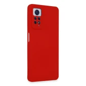 Xiaomi Redmi Note 12 Pro 4g Kılıf Nano İçi Kadife Silikon - Kırmızı thumbnail 2