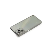 Realme C35 Kılıf Razer Lensli Silikon - Gümüş thumbnail 3