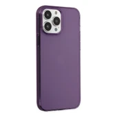 İphone 14 Pro Kılıf Pc Sert Şeffaf Kapak - Mor thumbnail 2