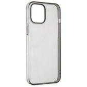 İphone 14 Pro Kılıf Pc Sert Şeffaf Kapak - Siyah thumbnail 4