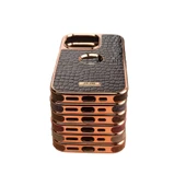 İphone 13 Pro Max Kılıf Snake Kapak - Derin Mor thumbnail 6