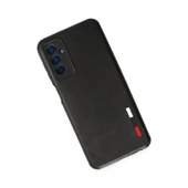 Samsung Galaxy M13 Kılıf Loop Deri Silikon - Siyah thumbnail 2