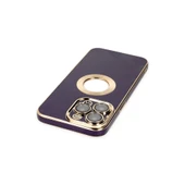 İphone 14 Pro Kılıf Store Silikon - Derin Mor thumbnail 4