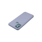 İnfinix Hot 10 Play Kılıf Nano İçi Kadife Silikon - Lila thumbnail 4