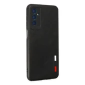 Samsung Galaxy M13 Kılıf Loop Deri Silikon - Siyah thumbnail 3