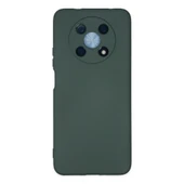 Huawei Nova Y90 Kılıf Nano İçi Kadife Silikon - Koyu Yeşil thumbnail 1