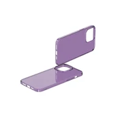 İphone 14 Pro Kılıf Pc Sert Şeffaf Kapak - Mor thumbnail 5