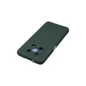 Huawei Nova Y90 Kılıf Nano İçi Kadife Silikon - Koyu Yeşil thumbnail 5