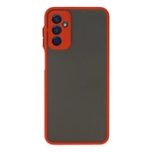 Samsung Galaxy M13 Kılıf Montreal Silikon Kapak - Kırmızı thumbnail 1