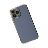 İphone 14 Pro Max Kılıf Volet Silikon - Mavi thumbnail 3