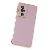 Xiaomi Poco F5 Pro Kılıf Volet Silikon - Mor thumbnail 3