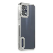 Realme 9 Pro 5g Kılıf Slot Silikon - Gümüş thumbnail 2