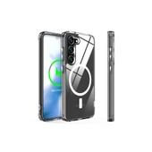 Samsung Galaxy S23 Plus Kılıf Magneticsafe Şeffaf Silikon - Şeffaf thumbnail 4