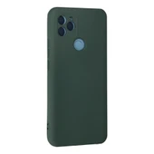 General Mobile Gm 21 Kılıf Nano İçi Kadife Silikon - Koyu Yeşil thumbnail 3