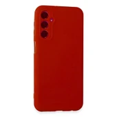 Samsung Galaxy M34 5g Kılıf First Silikon - Kırmızı thumbnail 1