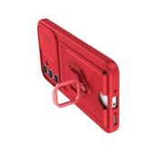 Samsung Galaxy A05s Kılıf Zuma Kartvizitli Yüzüklü Silikon - Kırmızı thumbnail 3