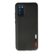 Samsung Galaxy A03s Kılıf Loop Deri Silikon - Siyah thumbnail 1