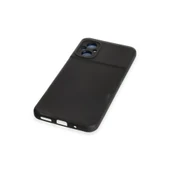 Xiaomi Poco M5 Kılıf Nano İçi Kadife Silikon - Siyah thumbnail 4