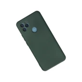 General Mobile Gm 21 Kılıf Nano İçi Kadife Silikon - Koyu Yeşil thumbnail 2