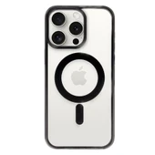 İphone 15 Pro Max Kılıf Erozi Magsafe Kapak - Siyah thumbnail 2