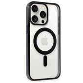 İphone 15 Pro Kılıf Erozi Magsafe Kapak - Siyah thumbnail 3