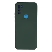 General Mobile Gm 21 Plus Kılıf Nano İçi Kadife Silikon - Koyu Yeşil thumbnail 1