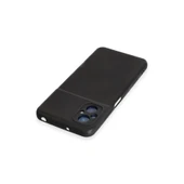 Xiaomi Poco M5 Kılıf Nano İçi Kadife Silikon - Siyah thumbnail 3