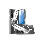 Samsung Galaxy S23 Plus Kılıf Magneticsafe Şeffaf Silikon - Şeffaf thumbnail 5