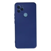 General Mobile Gm 21 Kılıf Nano İçi Kadife Silikon - Lacivert thumbnail 1