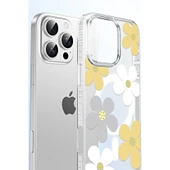 Joko Apple İphone 15 Pro Max Floral Magsafe Kapak - Turuncu thumbnail 5