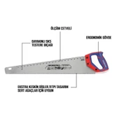 WORKPRO WP215012 550mm SK5 11 TPI Ağır Hizmet Tipi El Testeresi thumbnail 2