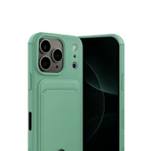 Apple İphone 17 Pro Kelvin Kartvizitli Silikon - Açık Yeşil thumbnail 2