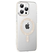 Joko Apple İphone 14 Pro Max Move Taşlı Magsafe Kapak - Pembe thumbnail 1