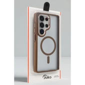 Joko Samsung Galaxy S25 Ultra Winner Magsafe Kapak - Gold thumbnail 3
