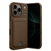 Apple İphone 17 Pro Kelvin Kartvizitli Silikon - Kahverengi thumbnail 1