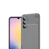 Samsung Galaxy S25 Fe Auto Focus Karbon Kapak - Gri thumbnail 2