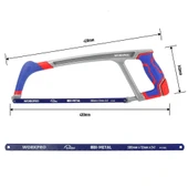 WORKPRO WP215027 300mm BI-METAL 24 TPI Ağır Hizmet Tipi Demir Testeresi thumbnail 2