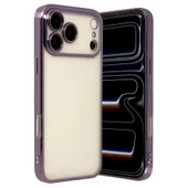 Apple İphone 17 Pro Razer Lensli Silikon - Mor thumbnail 1